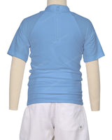 Short Sleeve Zip Back Raglan Rashie
