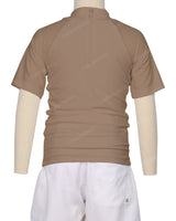 Short Sleeve Zip Back Raglan Rashie