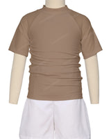 Short Sleeve Zip Back Raglan Rashie