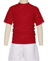 Short Sleeve Zip Back Raglan Rashie