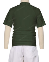 Short Sleeve Zip Back Raglan Rashie