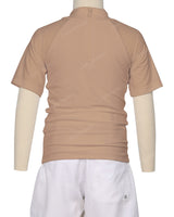Short Sleeve Zip Back Raglan Rashie