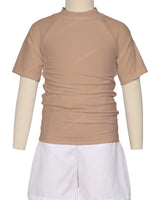 Short Sleeve Zip Back Raglan Rashie