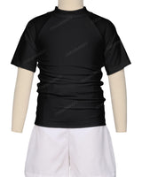 Short Sleeve Zip Back Raglan Rashie