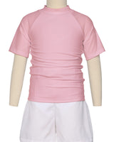 Short Sleeve Zip Back Raglan Rashie