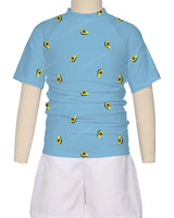 Short Sleeve Zip Back Raglan Rashie