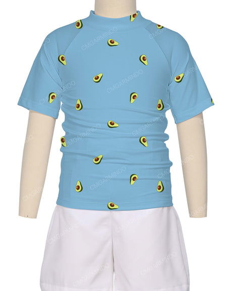 Short Sleeve Zip Back Raglan Rashie