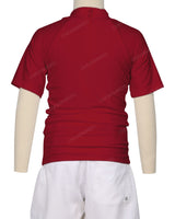 Short Sleeve Zip Back Raglan Rashie