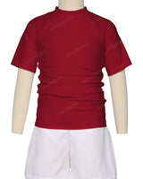 Short Sleeve Zip Back Raglan Rashie