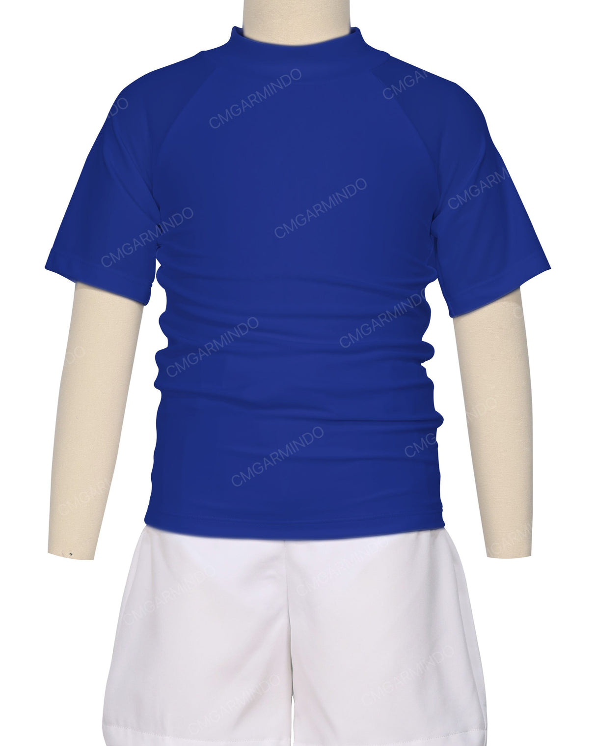 Short Sleeve Zip Back Raglan Rashie
