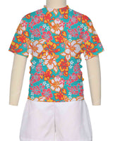 Short Sleeve Zip Back Raglan Rashie