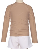 Long Sleeve Zip Back Raglan Rashie