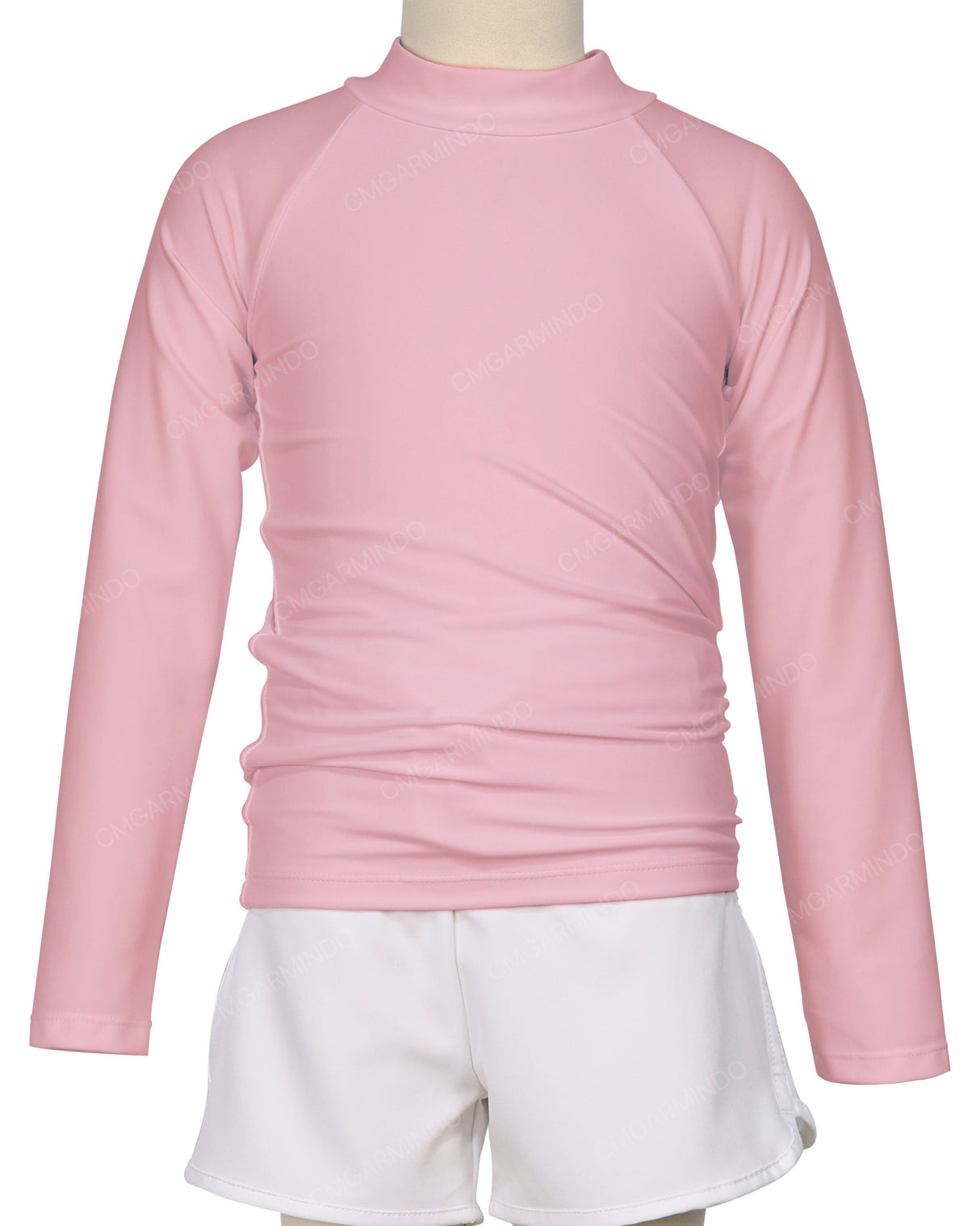 Long Sleeve Zip Back Raglan Rashie