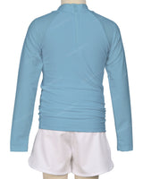 Long Sleeve Zip Back Raglan Rashie
