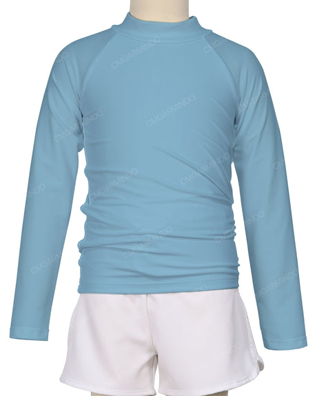 Long Sleeve Zip Back Raglan Rashie