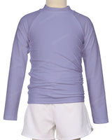 Long Sleeve Zip Back Raglan Rashie