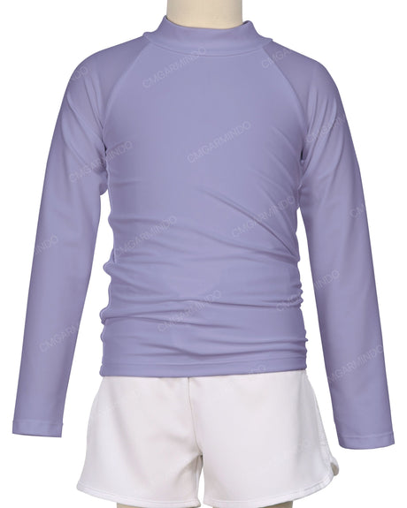 Long Sleeve Zip Back Raglan Rashie