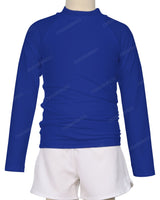 Long Sleeve Zip Back Raglan Rashie