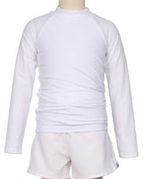 Long Sleeve Zip Back Raglan Rashie