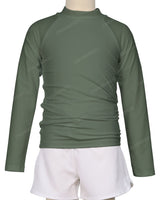 Long Sleeve Zip Back Raglan Rashie