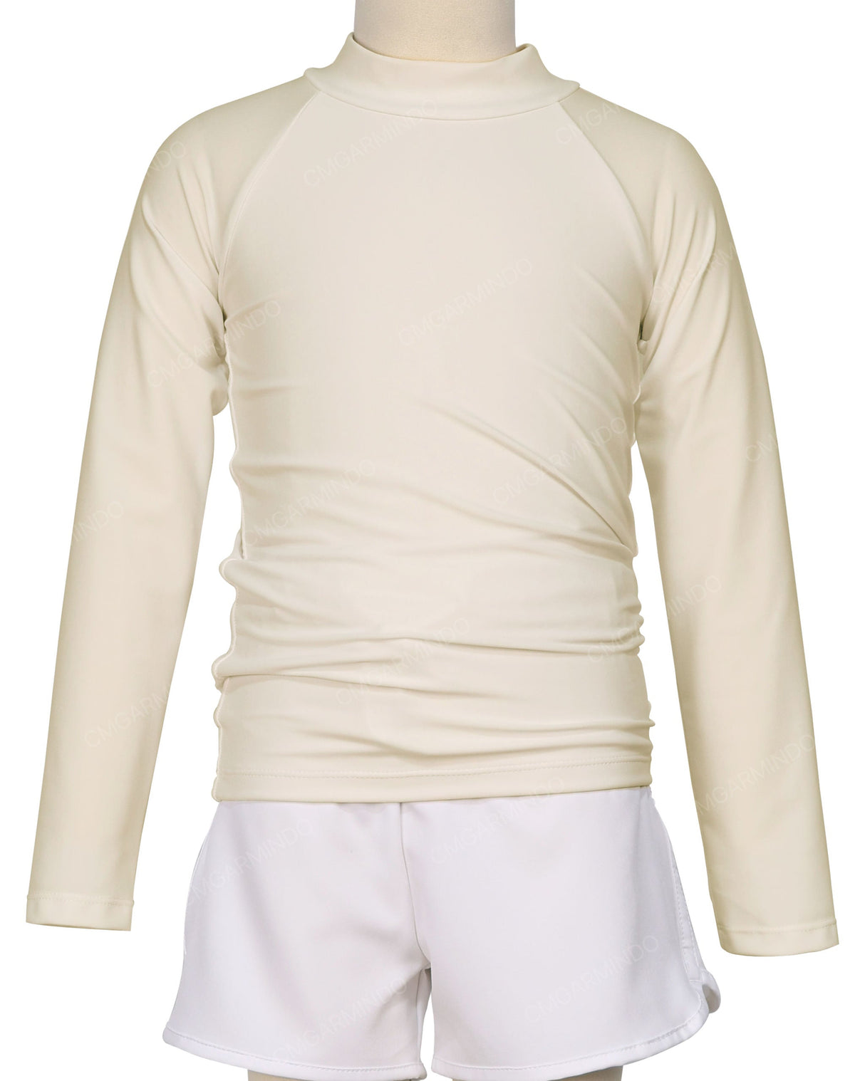 Long Sleeve Zip Back Raglan Rashie