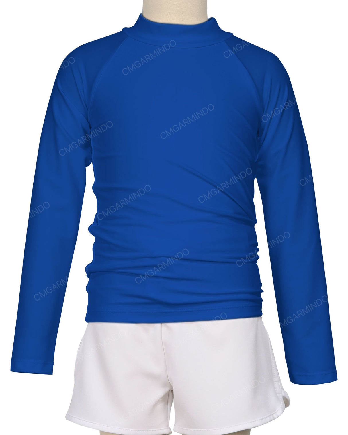 Long Sleeve Zip Back Raglan Rashie