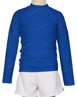 Long Sleeve Zip Back Raglan Rashie
