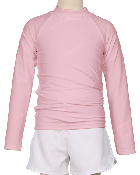 Long Sleeve Zip Back Raglan Rashie