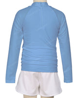 Long Sleeve Zip Back Raglan Rashie
