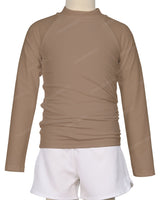 Long Sleeve Zip Back Raglan Rashie
