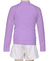 Long Sleeve Zip Back Raglan Rashie