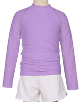Long Sleeve Zip Back Raglan Rashie