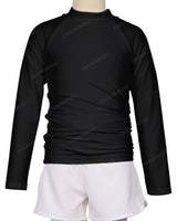 Long Sleeve Zip Back Raglan Rashie