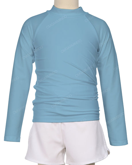 Long Sleeve Zip Back Raglan Rashie