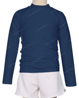 Long Sleeve Zip Back Raglan Rashie