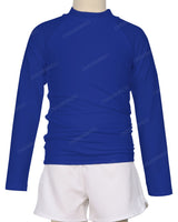 Long Sleeve Zip Back Raglan Rashie