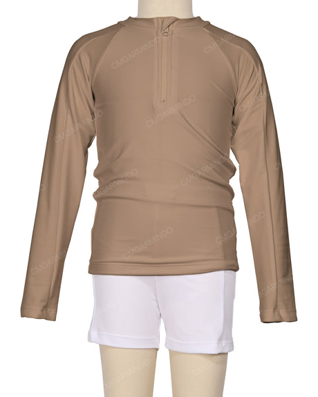 Long Sleeve Panel Raglan Rashie Top