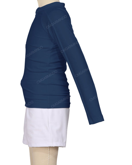 Long Sleeve Panel Raglan Rashie Top