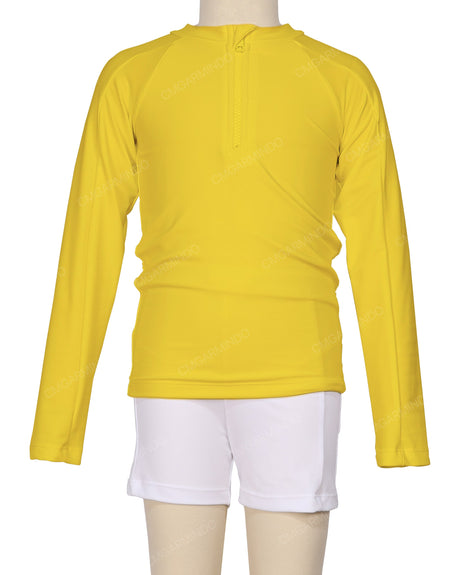 Long Sleeve Panel Raglan Rashie Top