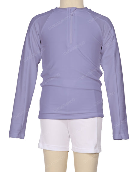 Long Sleeve Panel Raglan Rashie Top
