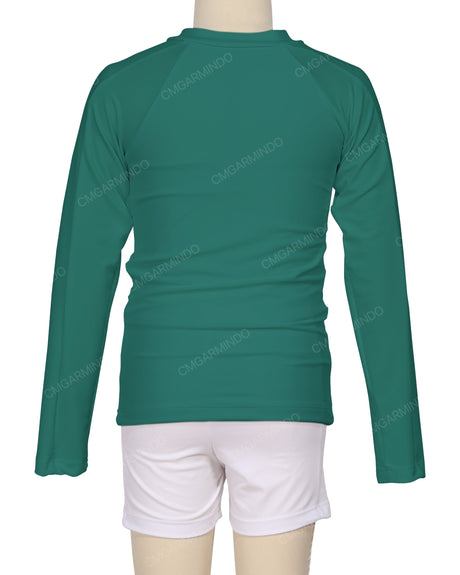 Long Sleeve Panel Raglan Rashie Top