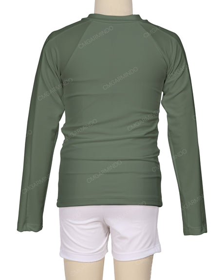Long Sleeve Panel Raglan Rashie Top