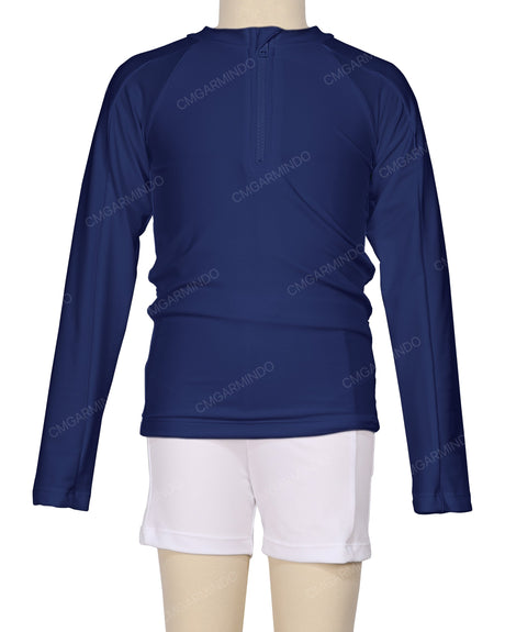 Long Sleeve Panel Raglan Rashie Top
