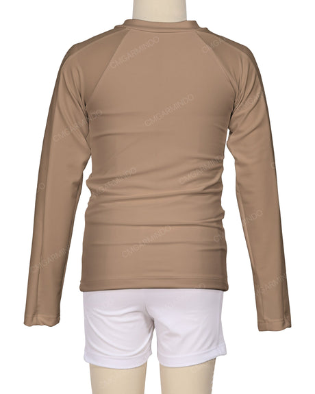 Long Sleeve Panel Raglan Rashie Top