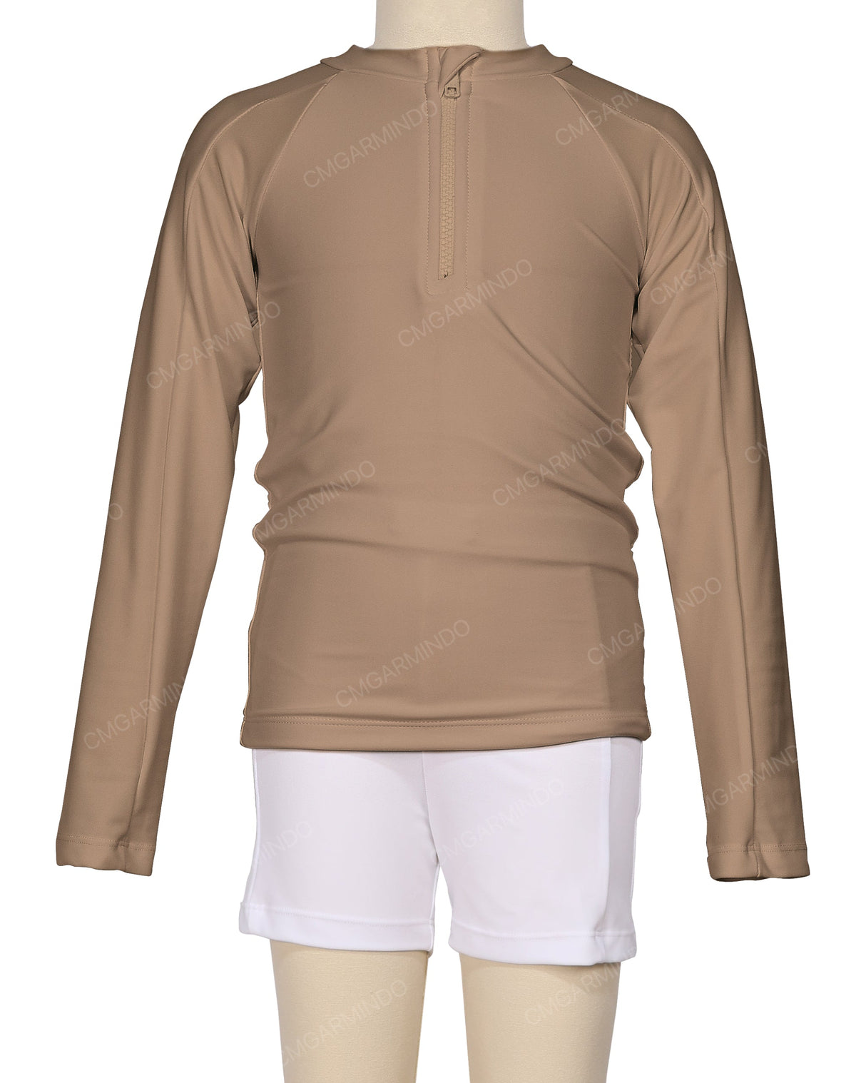 Long Sleeve Panel Raglan Rashie Top