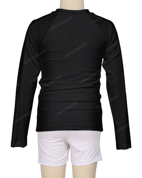 Long Sleeve Panel Raglan Rashie Top