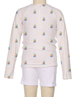 Long Sleeve Panel Raglan Rashie Top