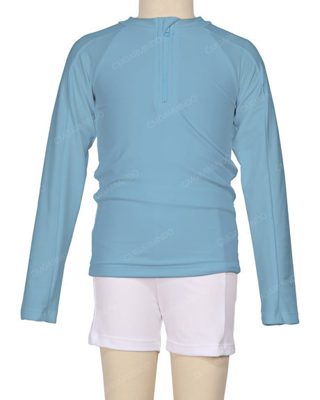 Long Sleeve Panel Raglan Rashie Top