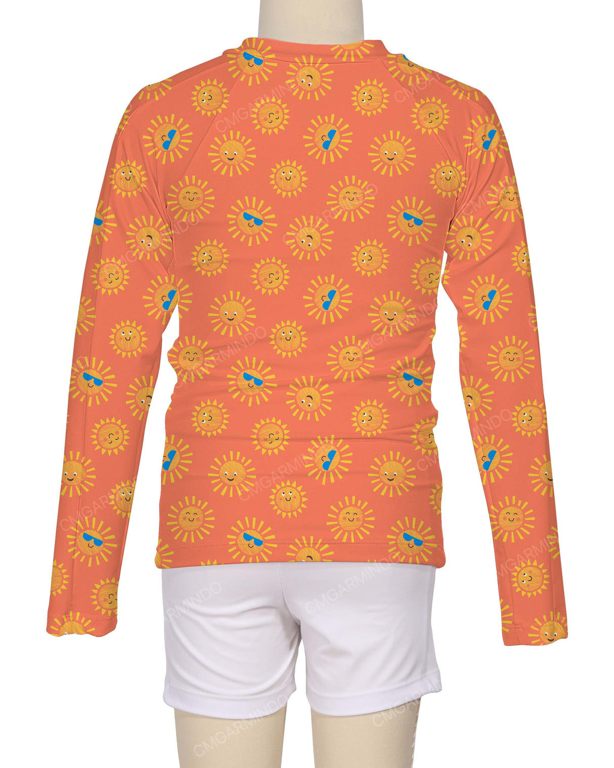 Long Sleeve Panel Raglan Rashie Top