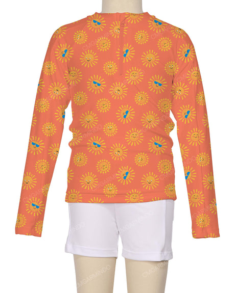 Long Sleeve Panel Raglan Rashie Top